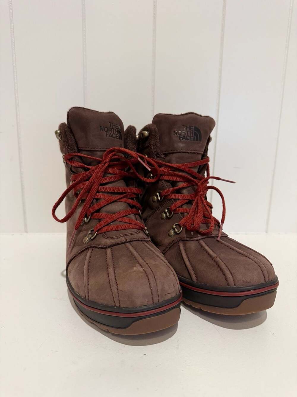The North Face Ballard Duck Boots Waterproof Heatseeker Insulated Brown Mens Siz